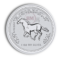 Lunar I - Pferd 2002 Silber