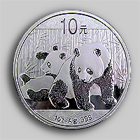 China Panda 2010 Silber