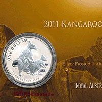 Royal Australian Mint Silber Kangaroo 2011