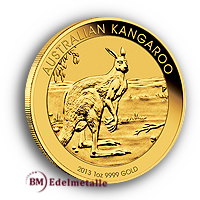 Australien Kangaroo/Nugget 2013 Gold