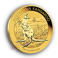 Australien Kangaroo/Nugget 2014 Gold