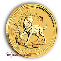 Lunar II Hund 2018 Gold
