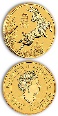 Australien Lunar III in Gold