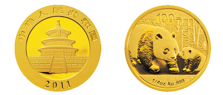 China Panda 2011 Gold