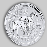 Lunar II - Pferd 2014 Silber