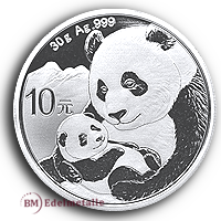 China Panda 2019 Silber