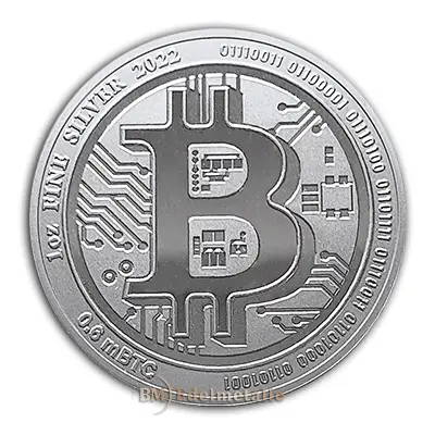 1 Oz Silbermünze Bitcoin